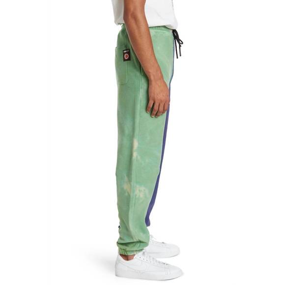 NEW ROKIT men's clash sweatpants in blue/green tie dye - Picture 2 of 5